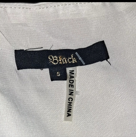 Black Women Size Small Cream Sequin Formal Cocktail Party Dress B25#17 - Picture 5 of 10